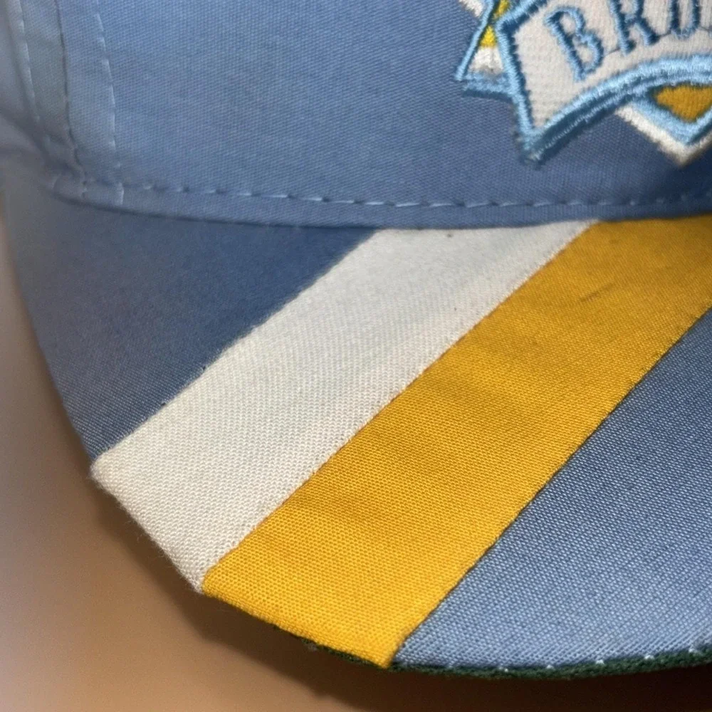 Vintage UCLA Bruins Snapback Hat Blue Yellow Side Liner‎ Cap 90s OSFA